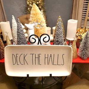 Rae Dunn Magenta Ceramic Platter Deck The Halls Ch